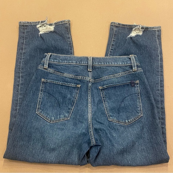 Joe’s Jeans Women’s Blake High Rise Wide Leg Crop Jeans Lightly Distressed 26 - Picture 6 of 16